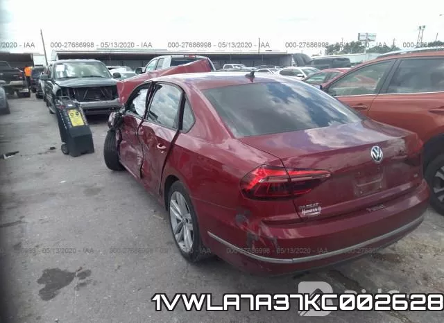 1VWLA7A37KC002628 фото 4