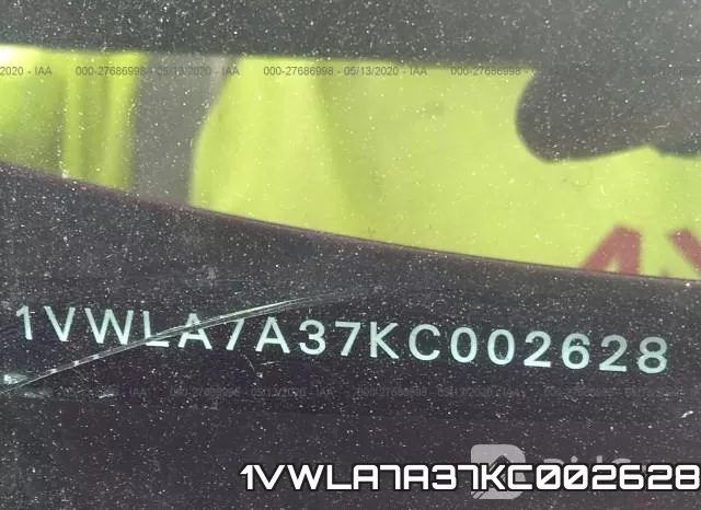 1VWLA7A37KC002628 фото 10