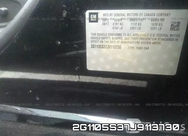 2G1105S37J9113730 фото 10