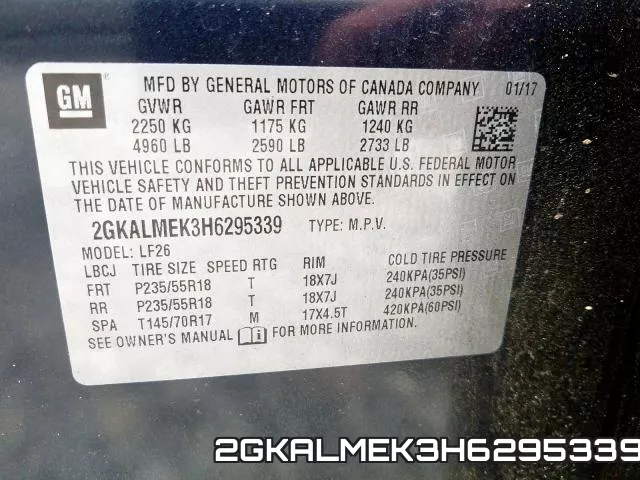 2GKALMEK3H6295339 фото 2