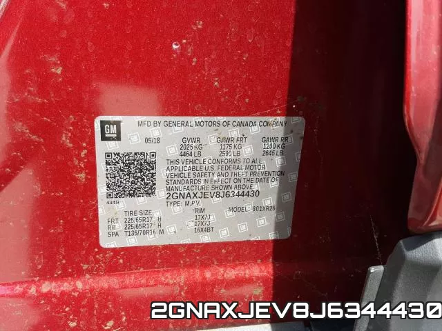 2GNAXJEV8J6344430 фото 2