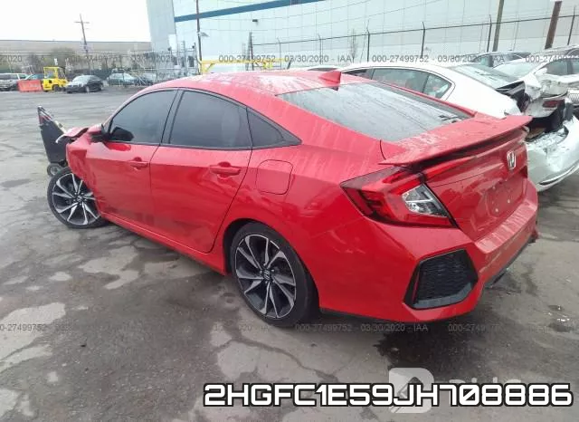 2HGFC1E59JH708886 фото 4