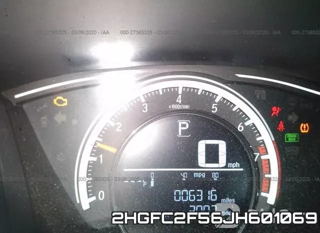 2HGFC2F56JH601069 фото 8