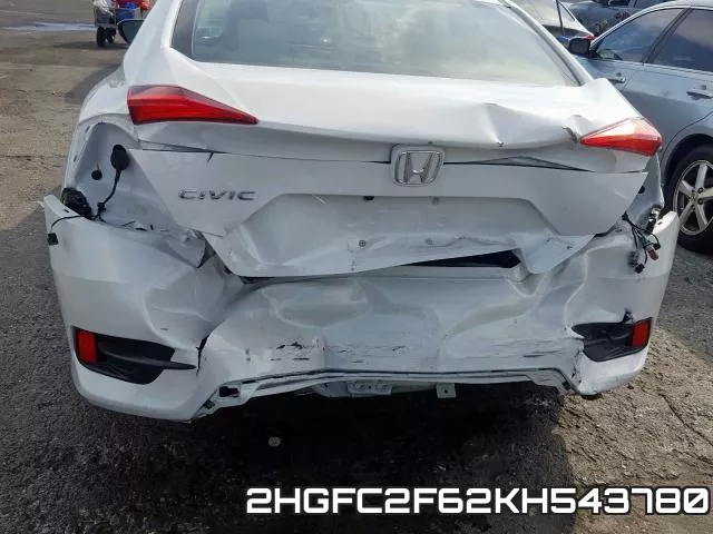 2HGFC2F62KH543780 фото 10