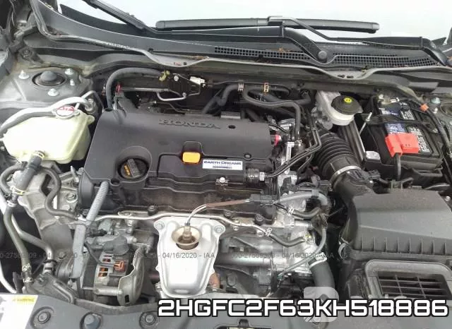2HGFC2F63KH518886 фото 2