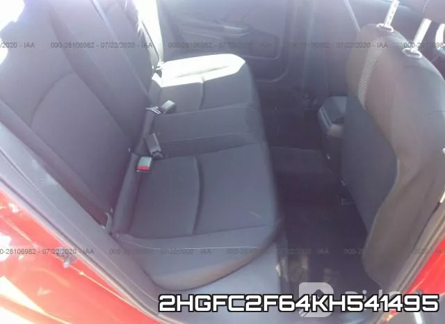 2HGFC2F64KH541495 фото 9
