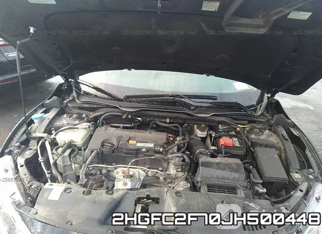 2HGFC2F70JH500448 фото 2