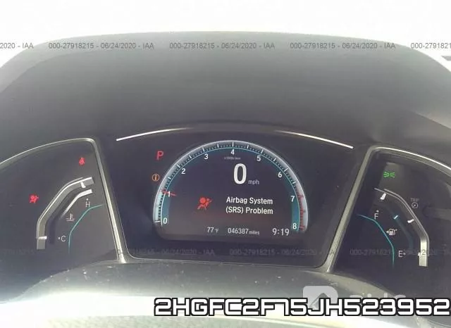 2HGFC2F75JH523952 фото 8