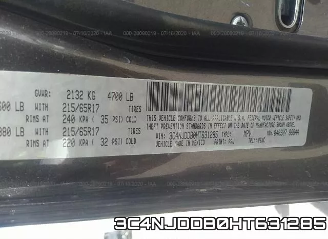 3C4NJDDB0HT631285 фото 10