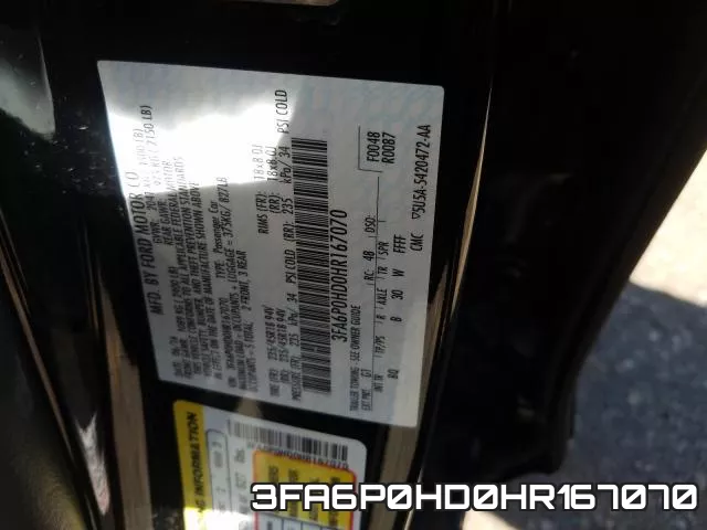 3FA6P0HD0HR167070 фото 2