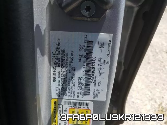 3FA6P0LU9KR121333 фото 2
