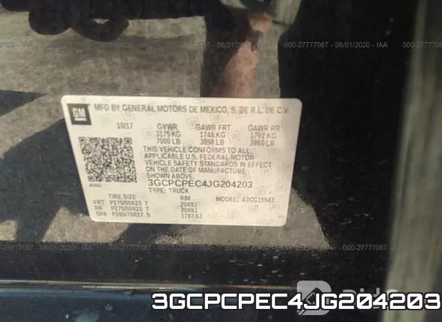 3GCPCPEC4JG204203 фото 10