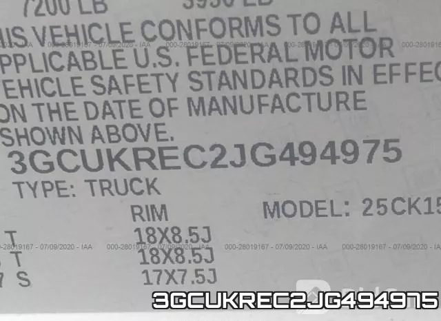 3GCUKREC2JG494975 фото 10