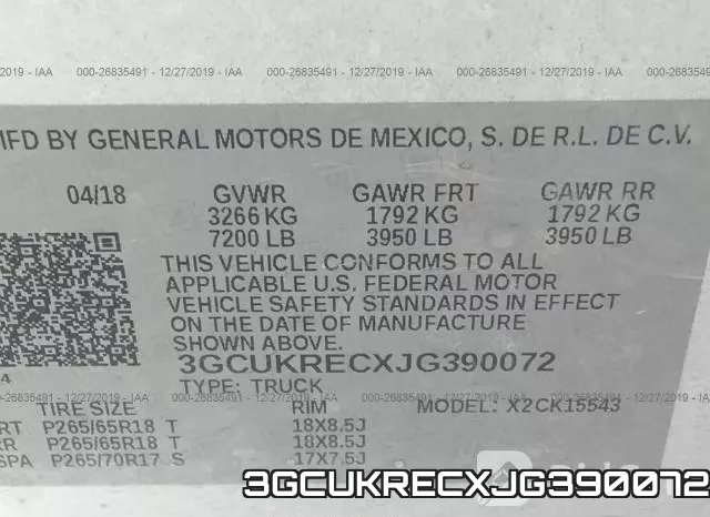 3GCUKRECXJG390072 фото 10