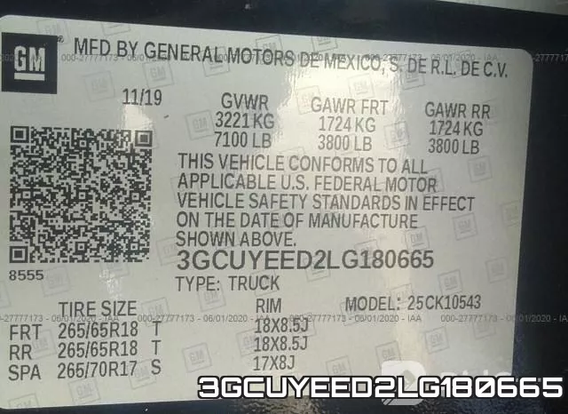 3GCUYEED2LG180665 фото 10