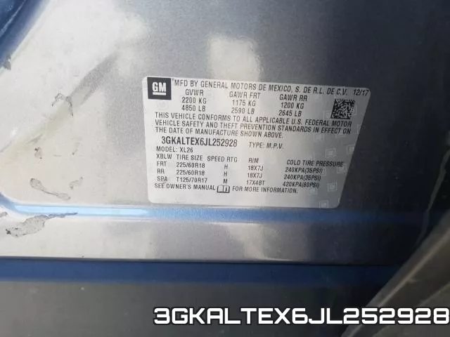 3GKALTEX6JL252928 фото 2