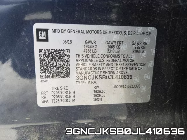 3GNCJKSB0JL410636 фото 2
