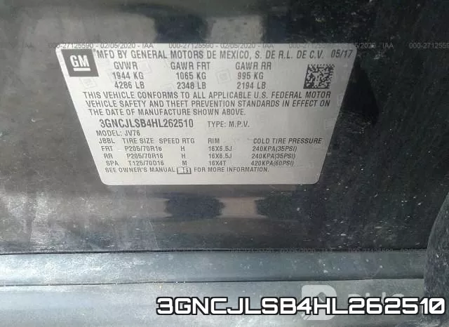 3GNCJLSB4HL262510 фото 10