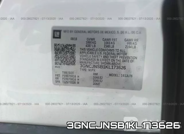 3GNCJNSB1KL173626 фото 10