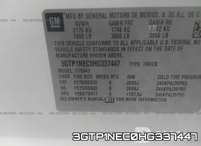 3GTP1NEC0HG337447 фото 10