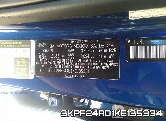 3KPF24AD1KE135334 фото 10