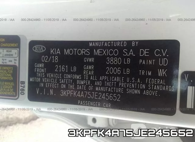 3KPFK4A75JE245652 фото 10