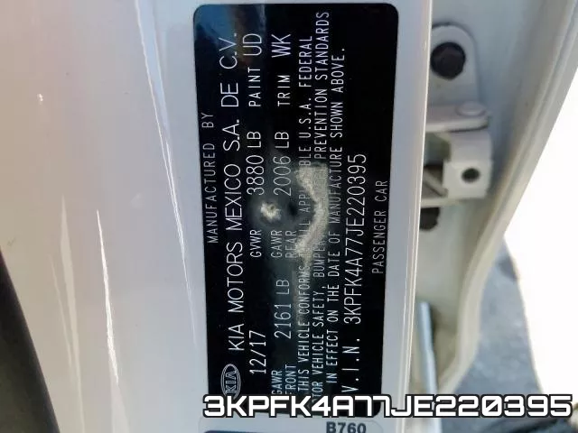3KPFK4A77JE220395 фото 2