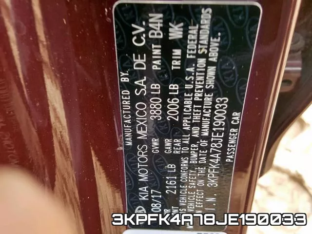 3KPFK4A78JE190033 фото 2