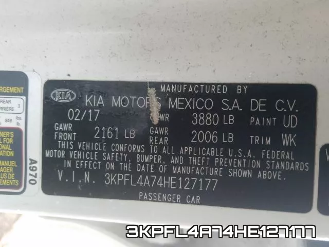 3KPFL4A74HE127177 фото 2