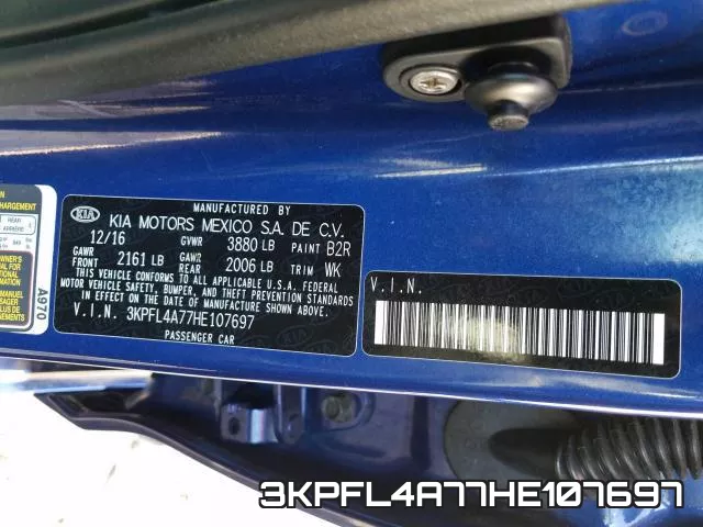 3KPFL4A77HE107697 фото 2