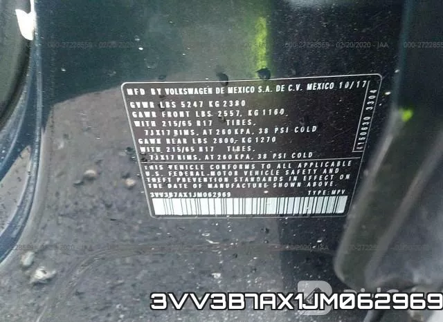 3VV3B7AX1JM062969 фото 10