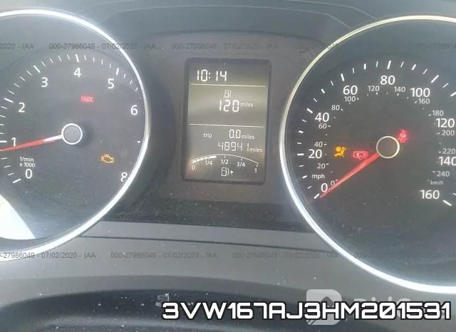 3VW167AJ3HM201531 фото 8