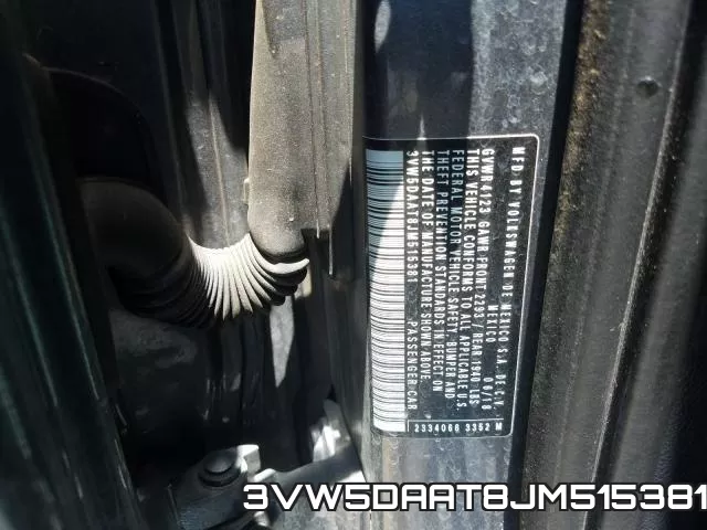 3VW5DAAT8JM515381 фото 2