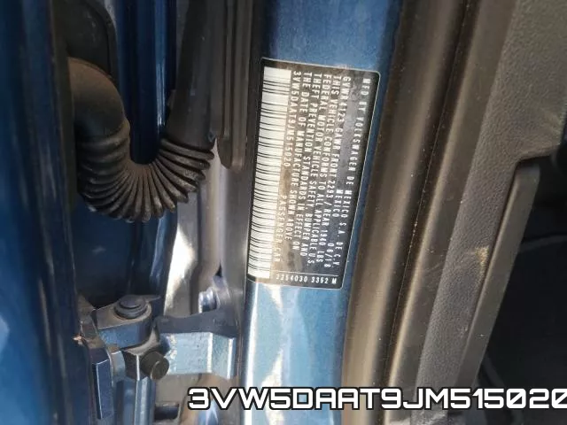 3VW5DAAT9JM515020 фото 2