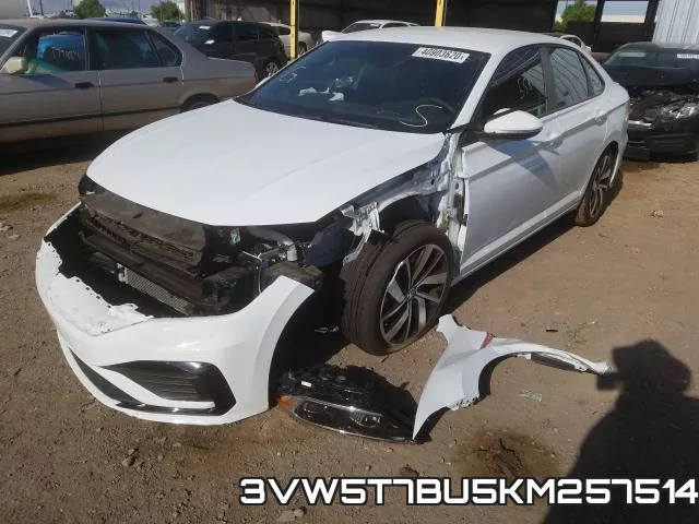 3VW5T7BU5KM257514 фото 3