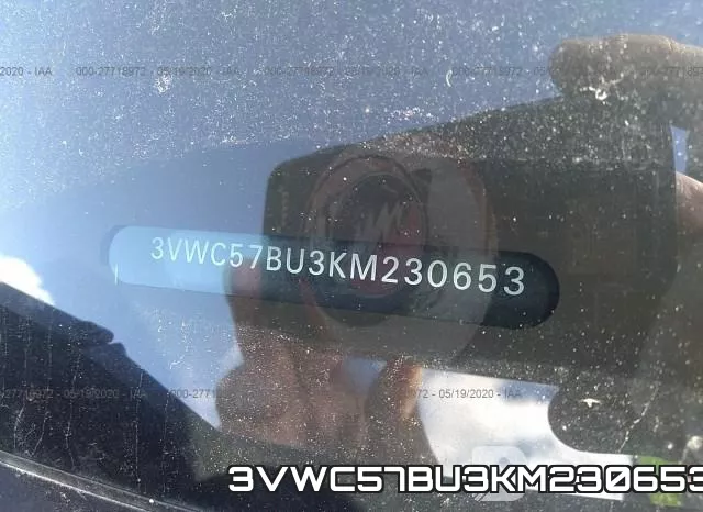 3VWC57BU3KM230653 фото 10