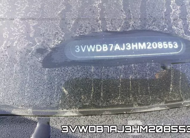 3VWDB7AJ3HM208553 фото 10