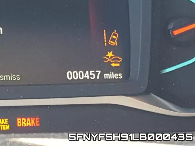 5FNYF5H91LB000435 фото 9