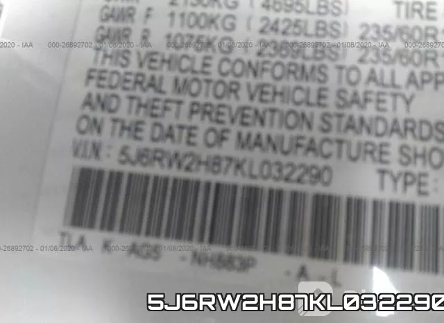 5J6RW2H87KL032290 фото 10