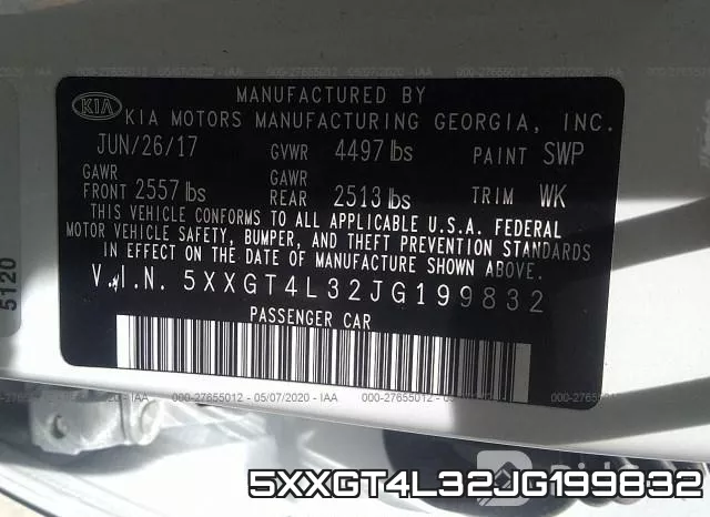 5XXGT4L32JG199832 фото 10