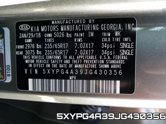 5XYPG4A39JG430356 фото 2