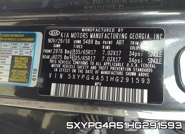 5XYPG4A51HG291593 фото 10