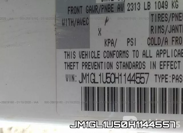 JM1GL1U50H1144557 фото 10