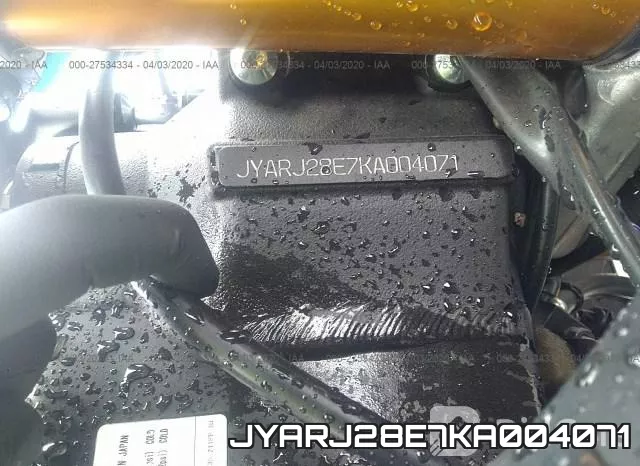 JYARJ28E7KA004071 фото 2