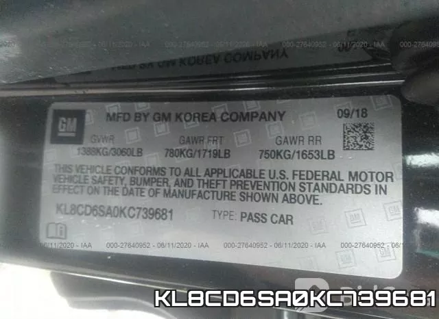 KL8CD6SA0KC739681 фото 10