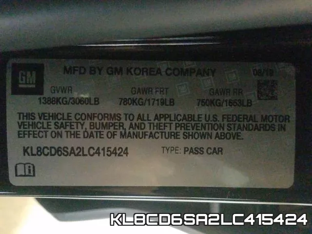 KL8CD6SA2LC415424 фото 2