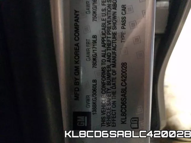 KL8CD6SA8LC420028 фото 2