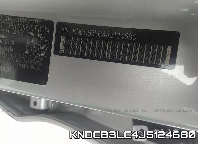 KNDCB3LC4J5124680 фото 10