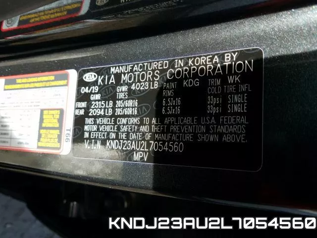 KNDJ23AU2L7054560 фото 2