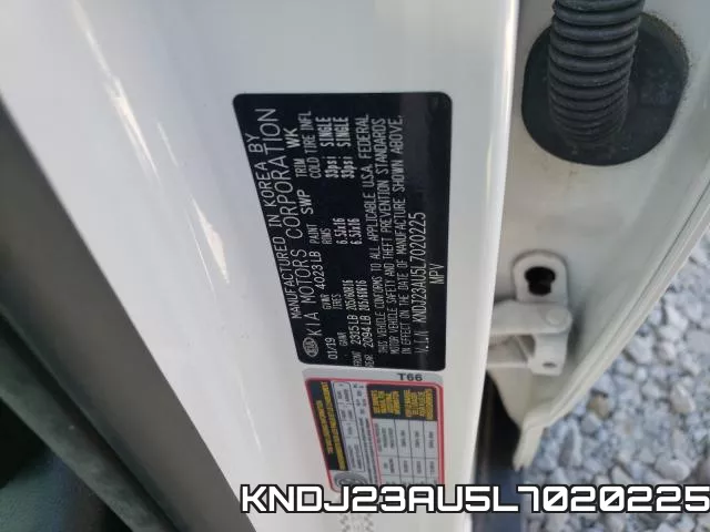 KNDJ23AU5L7020225 фото 2